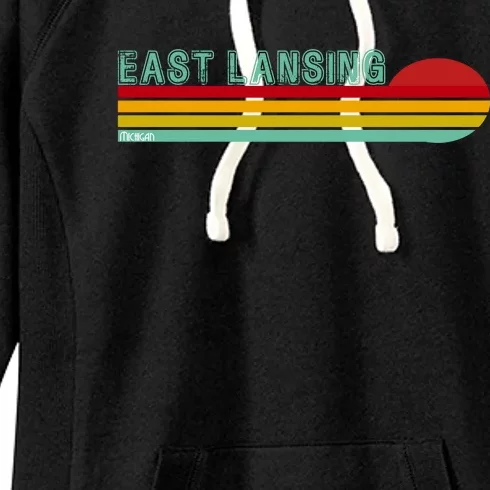 East Lansing Michigan Women's Fleece Hoodie