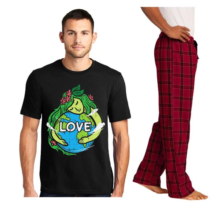 Environment Love Mother Earth Planet Hug Nature Pajama Set