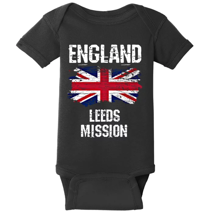 England Leeds Mission Cool Gift Baby Bodysuit