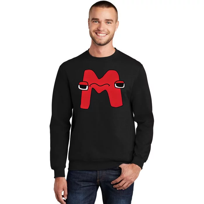 Emotion Letter M Alphabet Lore For Boys Girls Sweatshirt