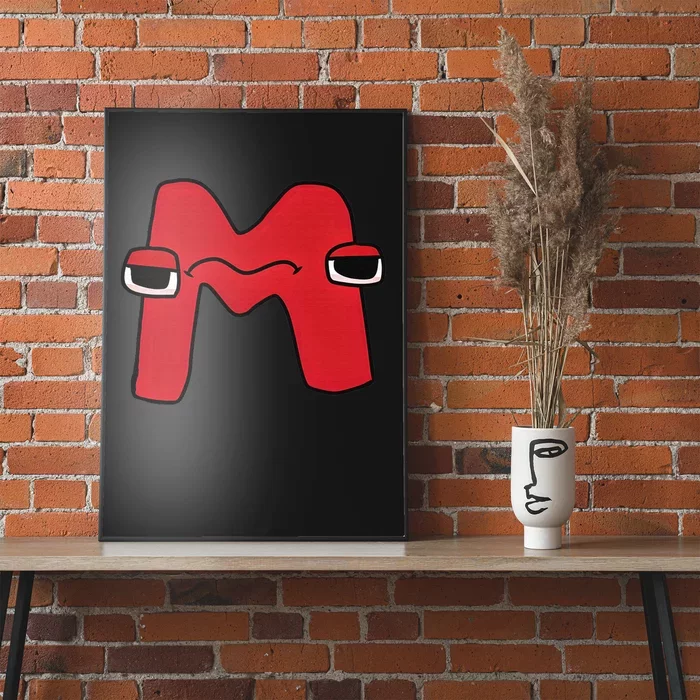 Emotion Letter M Alphabet Lore For Boys Girls Poster