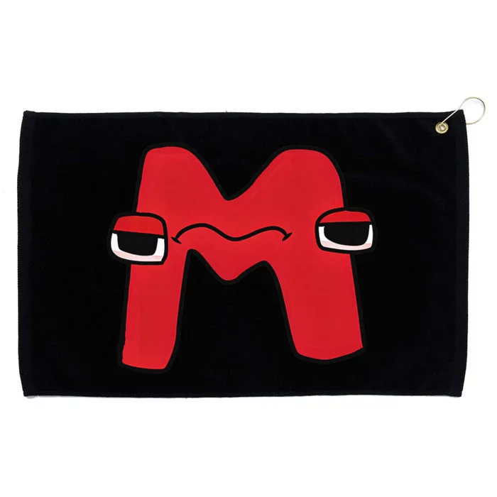 Emotion Letter M Alphabet Lore For Boys Girls Grommeted Golf Towel