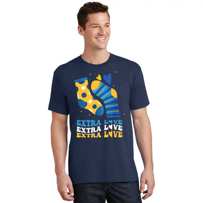 Extra Love National Down Syndrome Awareness Down T-Shirt