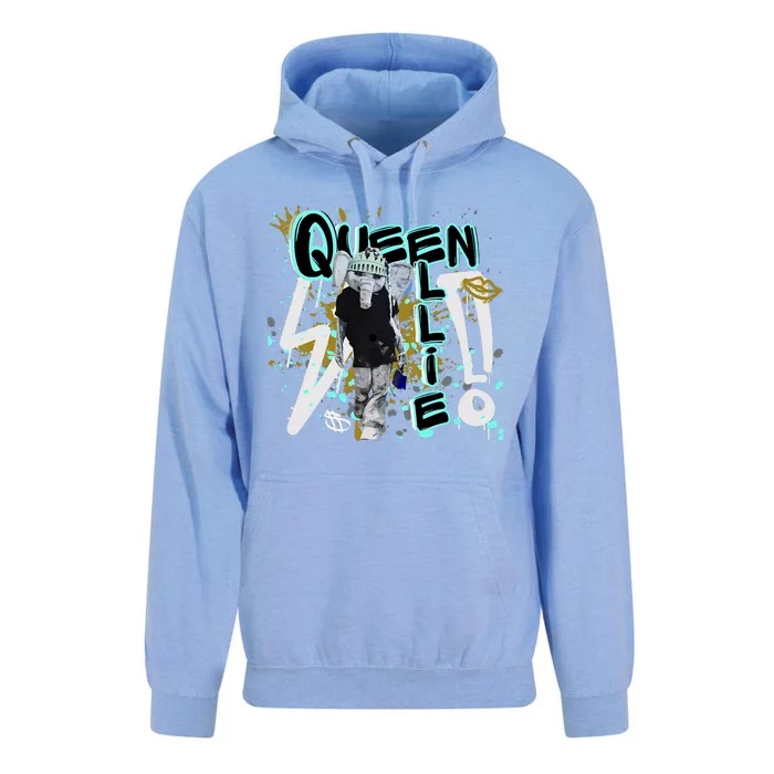 Ellie Liberty Ny Mascot Graffiti Unisex Surf Hoodie