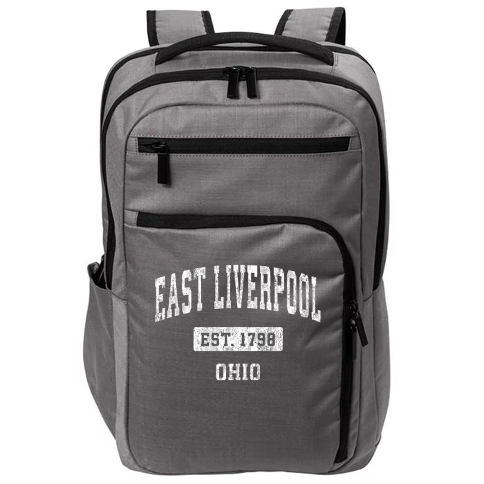 East Liverpool Ohio Oh Vintage Sports Established Impact Tech Backpack