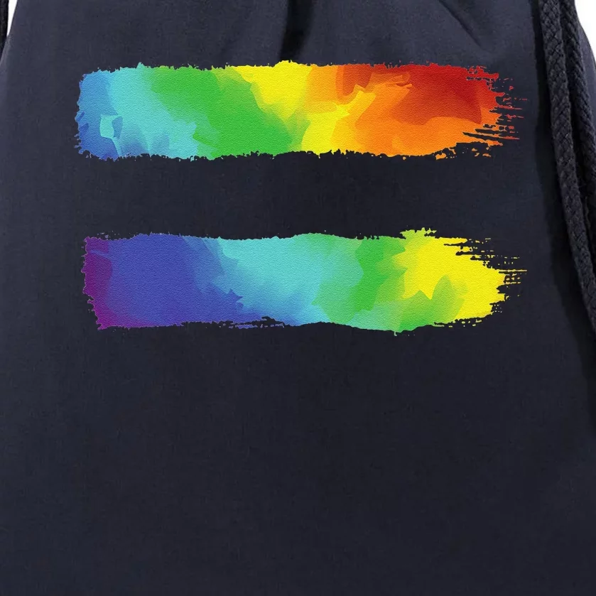 Equality Lgbt Pride Awareness For Gay & Lesbian Drawstring Bag