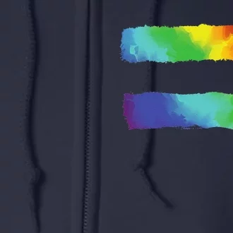 Equality Lgbt Pride Awareness For Gay & Lesbian Full Zip Hoodie