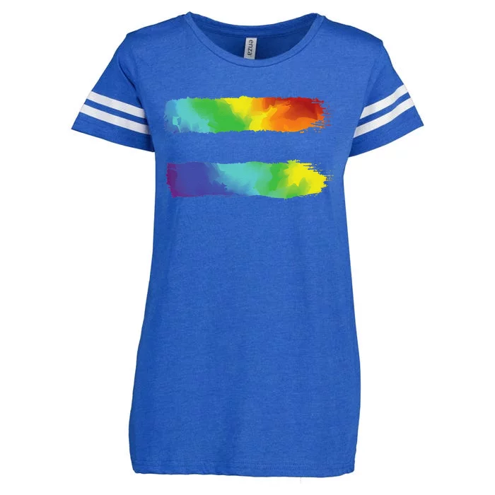 Equality Lgbt Pride Awareness For Gay & Lesbian Enza Ladies Jersey Football T-Shirt