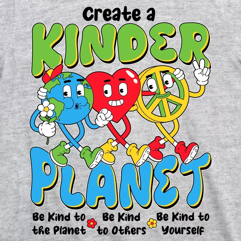 Earth Love Peace Create A Kinder Planet Earth Day T-Shirt