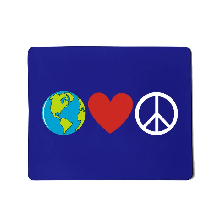 Earth Love Piece Happy Earth Day Gift Mousepad