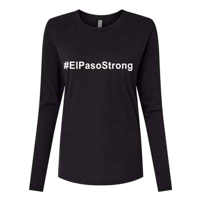 #ElPasoStrong Womens Cotton Relaxed Long Sleeve T-Shirt