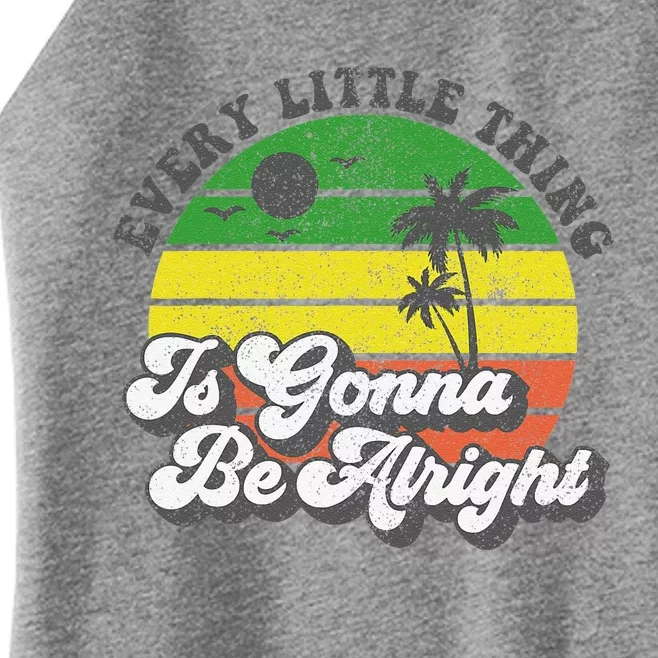 Every Little Thing Is Gonna Be Alright Jamaica Womens Gift Women’s Perfect Tri Rocker Tank