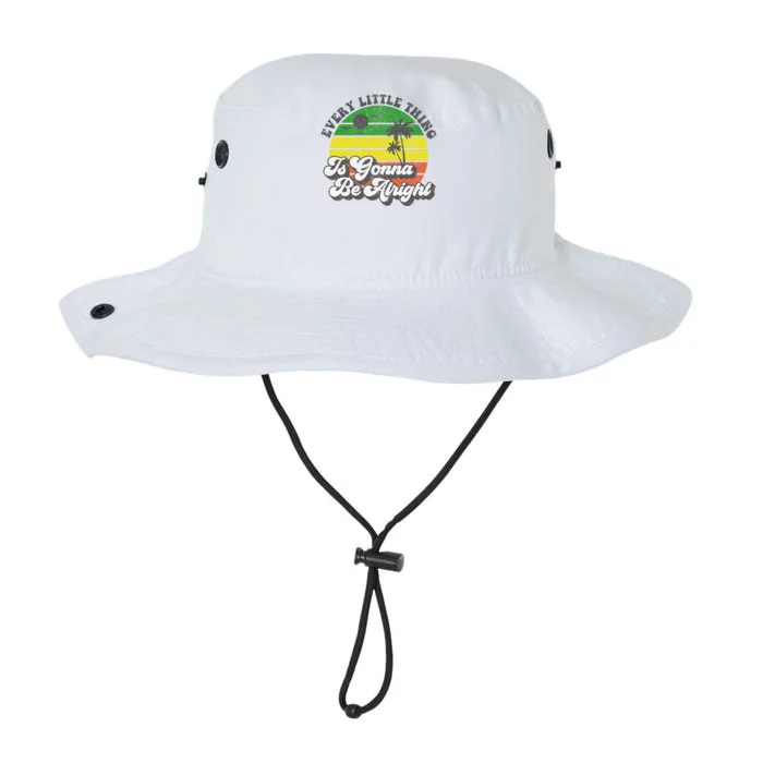 Every Little Thing Is Gonna Be Alright Jamaica Womens Gift Legacy Cool Fit Booney Bucket Hat