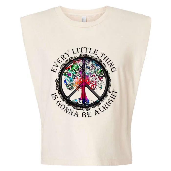 Every little thing is gonna be alright Yoga tree root color Garment-Dyed Women's Muscle Tee