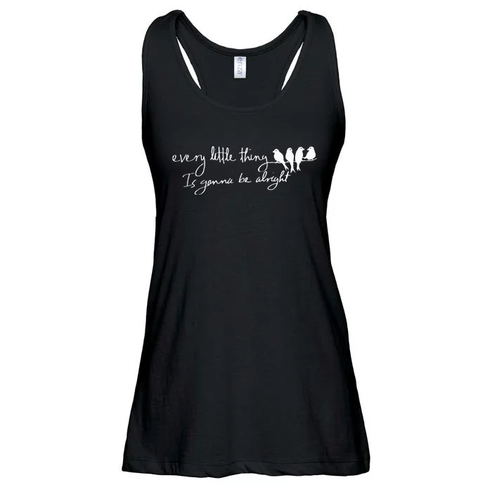 Every Little Thing Is Gonna Be Alright Bird Ladies Essential Flowy Tank