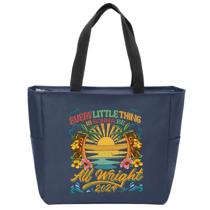 Every Little Thing Is Gonna Be Alright Zip Tote Bag