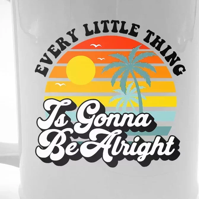 Every Little Thing Is Gonna Be Alright Jamaica Island Front & Back Beer Stein