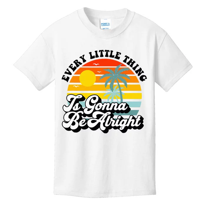 Every Little Thing Is Gonna Be Alright Jamaica Island Kids T-Shirt