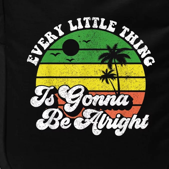 Every Little Thing Is Gonna Be Alright Jamaica Womens Impact Tech Backpack