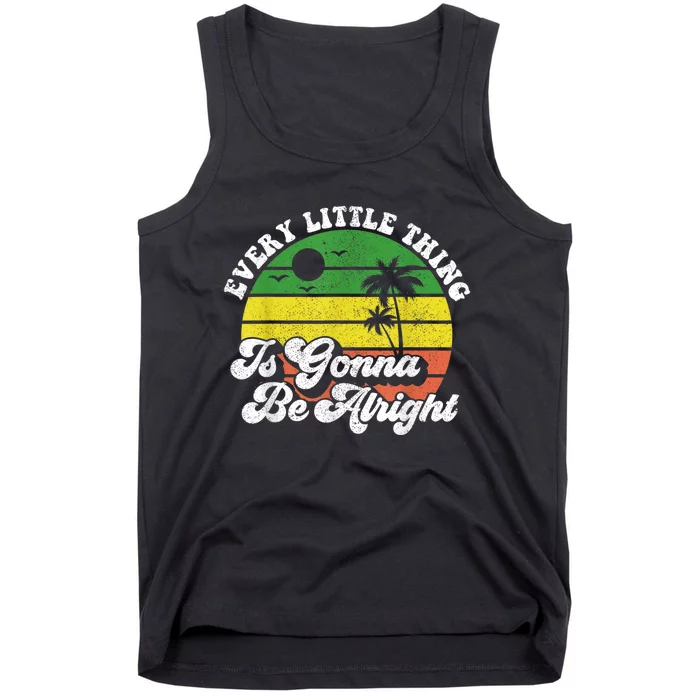 Every Little Thing Is Gonna Be Alright Jamaica Womens Tank Top