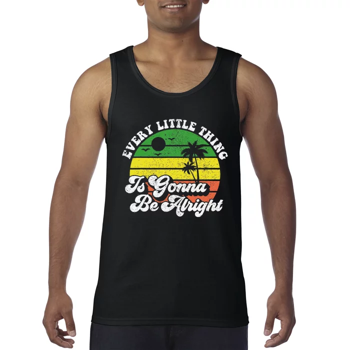 Every Little Thing Is Gonna Be Alright Jamaica Wo Gift Tank Top