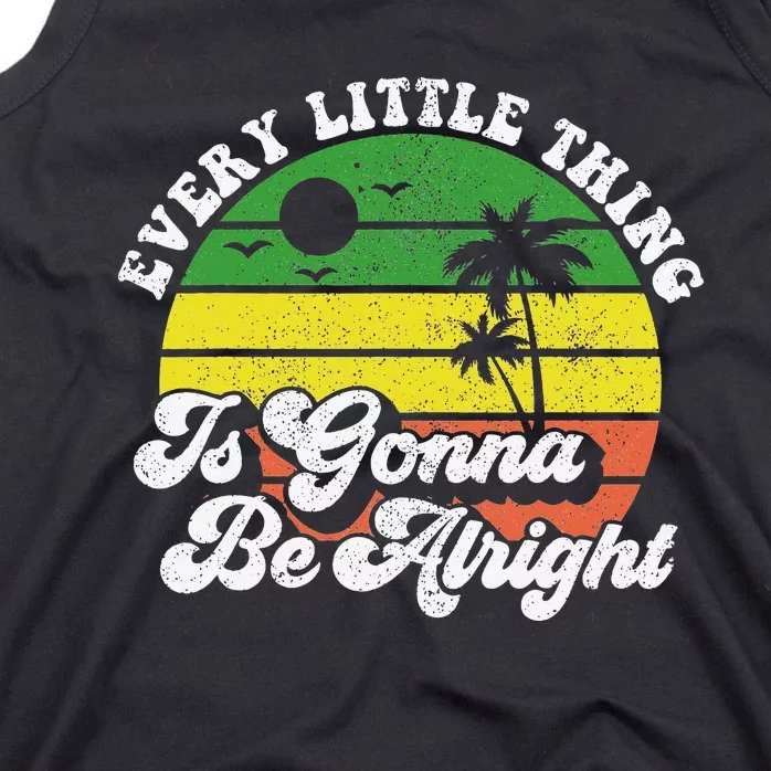 Every Little Thing Is Gonna Be Alright Jamaica Wo Gift Tank Top