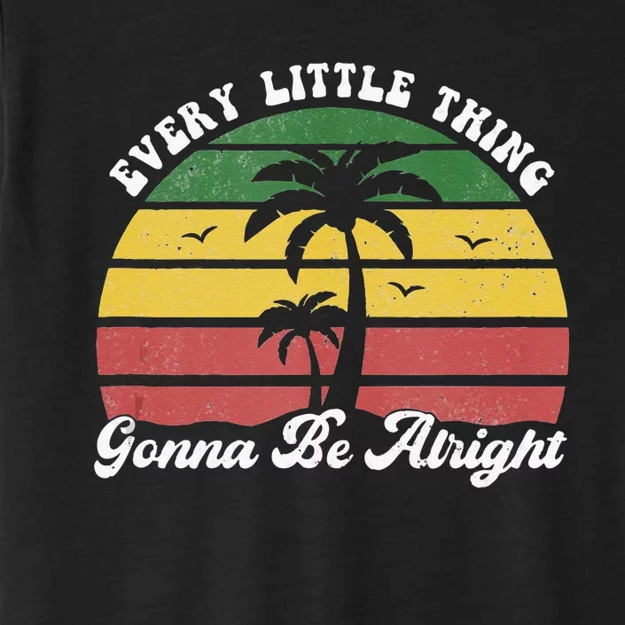 Every Little Thing Is Gonna Be Alright Jamaica Funny Reggae ChromaSoft Performance T-Shirt