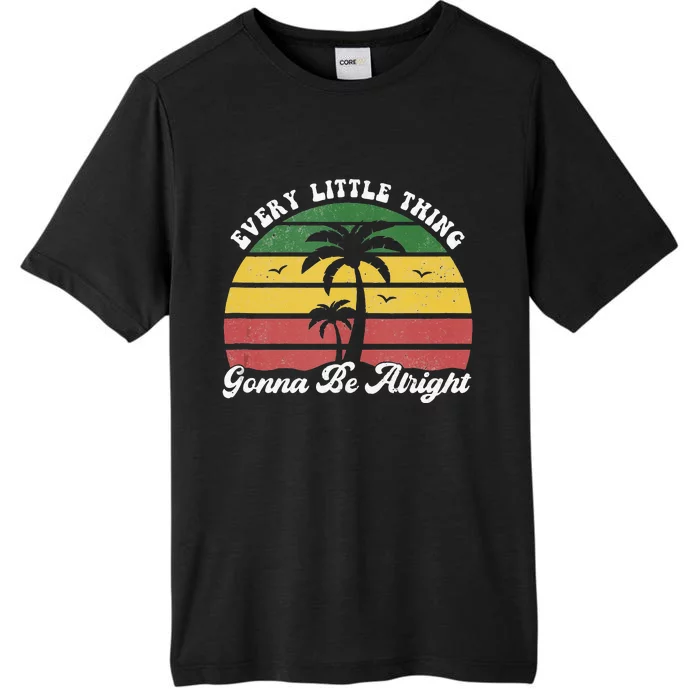 Every Little Thing Is Gonna Be Alright Jamaica Funny Reggae ChromaSoft Performance T-Shirt