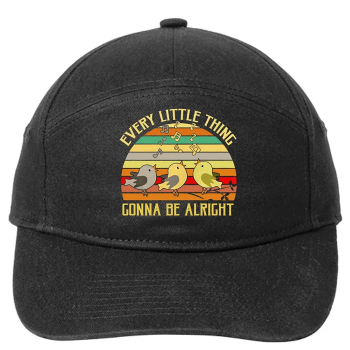 Every Little Thing Is Gonna Be Alright Bird 7-Panel Snapback Hat