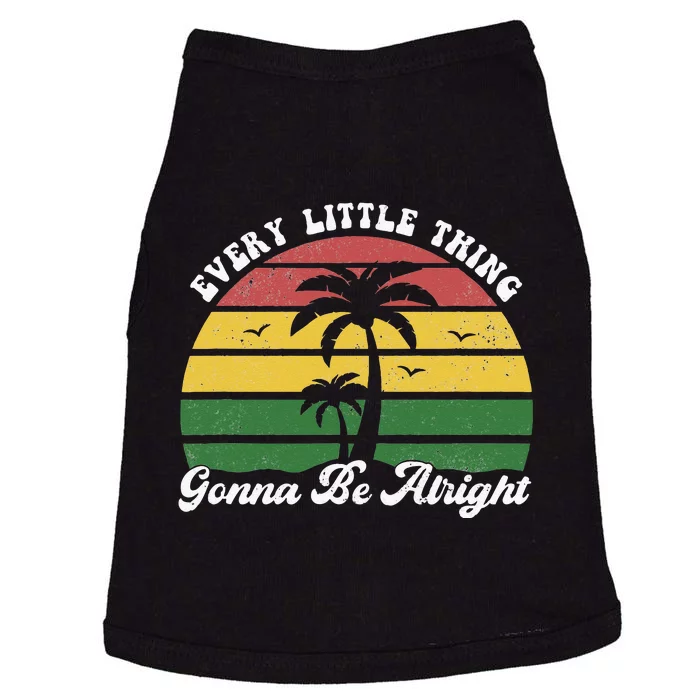 Every Little Thing Is Gonna Be Alright Jamaica Funny Reggae Doggie Tank