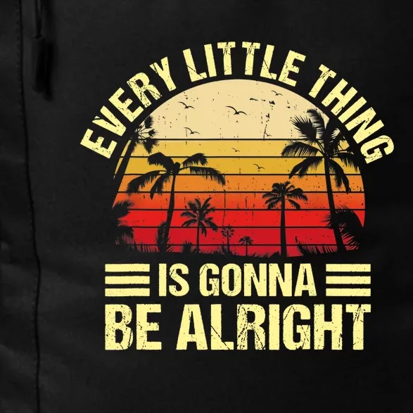 Every Little Thing Is Gonna Be Alright Jamaica Wo Gift Daily Commute Backpack