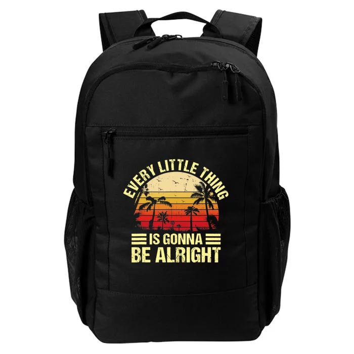 Every Little Thing Is Gonna Be Alright Jamaica Wo Gift Daily Commute Backpack