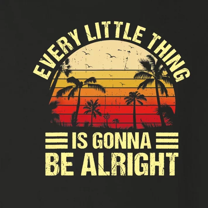 Every Little Thing Is Gonna Be Alright Jamaica Wo Gift Toddler Long Sleeve Shirt