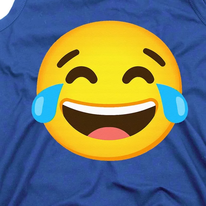 Emoticon Laughing Tears Face With Tears Of Joy Gift Tank Top