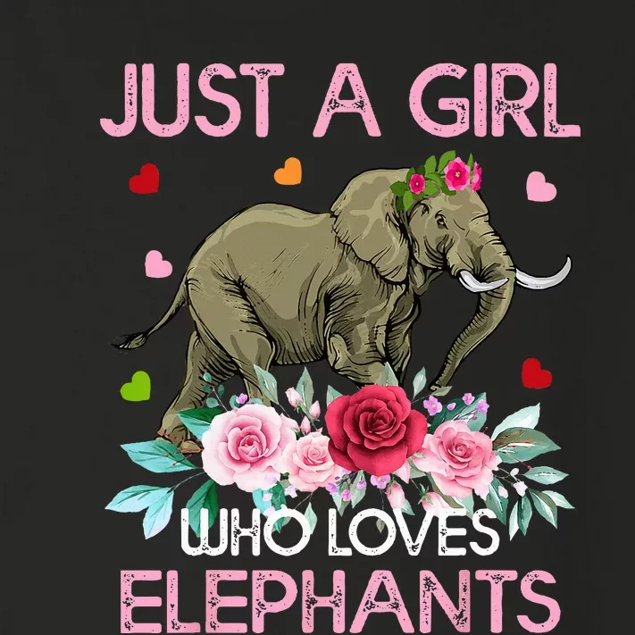 Elephant Lover Tee Just A Who Loves Elephants Toddler Long Sleeve Shirt