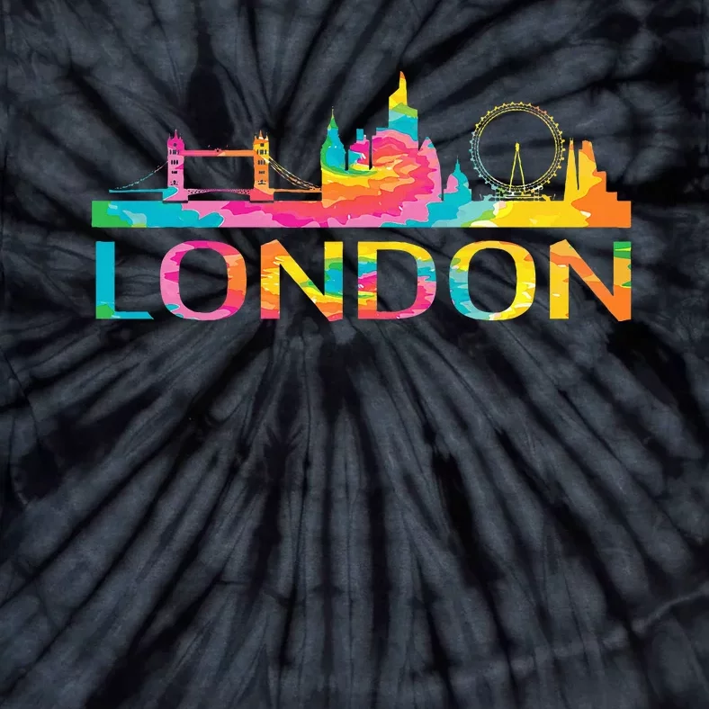 England London Uk British London Tie-Dye T-Shirt