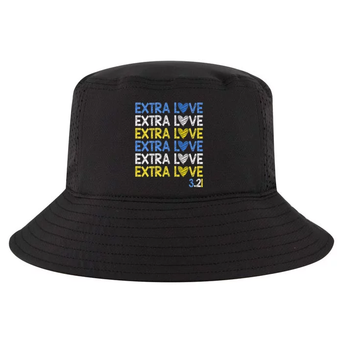 Extra Love World Down Syndrome Awareness Day March T21 Cool Comfort Performance Bucket Hat