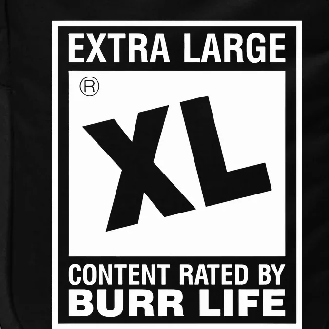 Extra Large Xl Content Rated By Burr Life Impact Tech Backpack