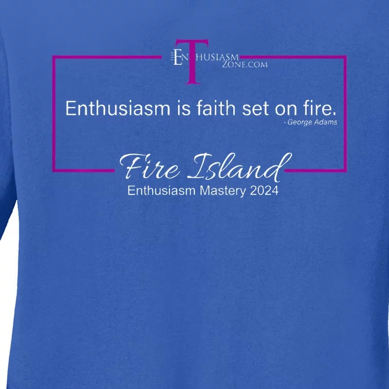 Enthusiasm Mastery 2024 Ladies Long Sleeve Shirt