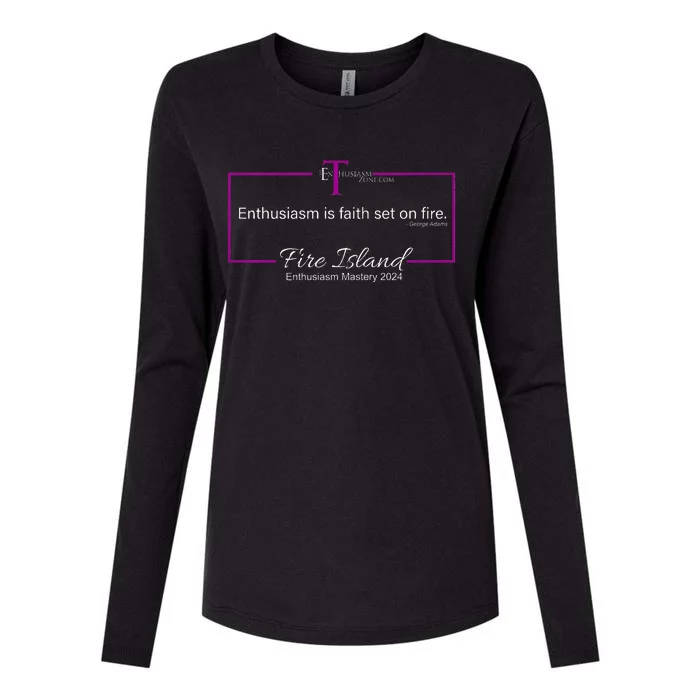 Enthusiasm Mastery 2024 Womens Cotton Relaxed Long Sleeve T-Shirt