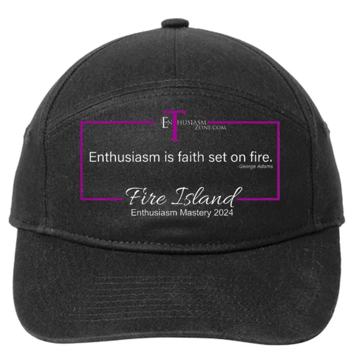 Enthusiasm Mastery 2024 7-Panel Snapback Hat