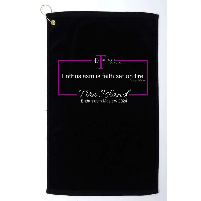 Enthusiasm Mastery 2024 Platinum Collection Golf Towel