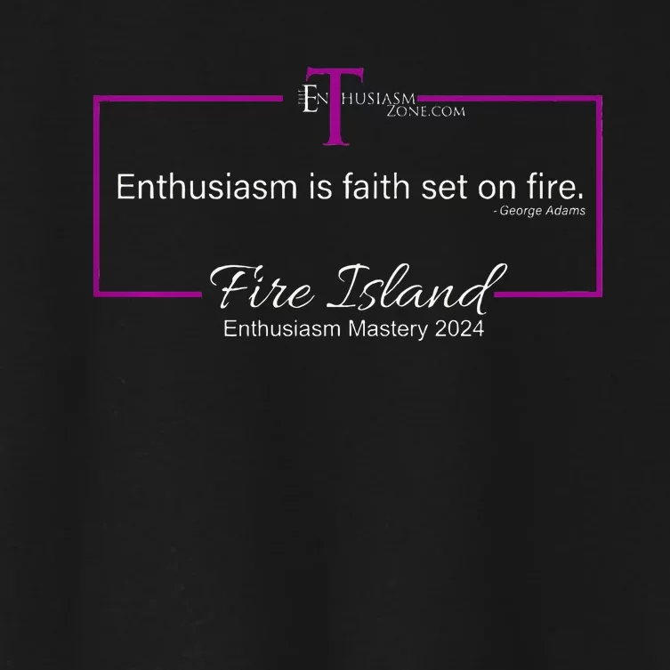 Enthusiasm Mastery 2024 Women's Crop Top Tee