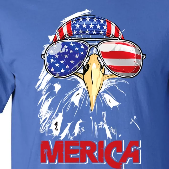 Eagle Mullet 4th Of July Usa American Flag Merica Meaningful Gift Tall T-Shirt