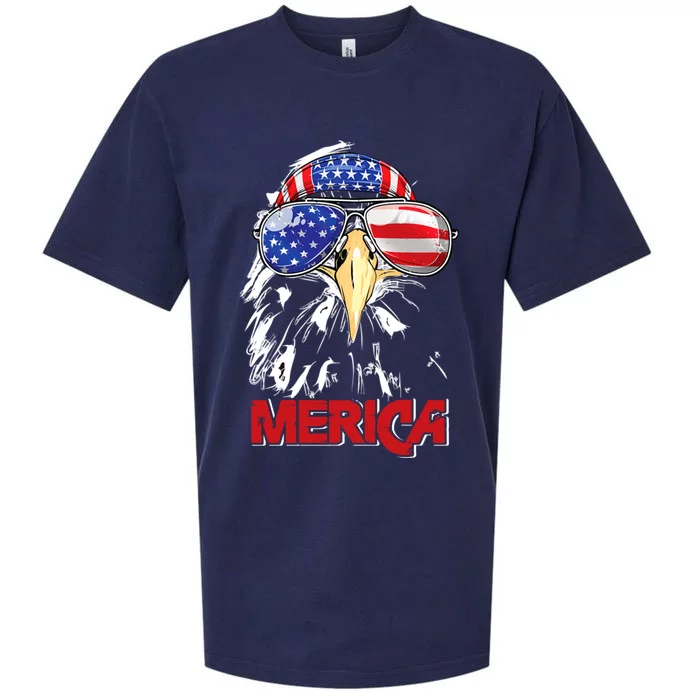 Eagle Mullet 4th Of July Usa American Flag Merica Meaningful Gift Sueded Cloud Jersey T-Shirt