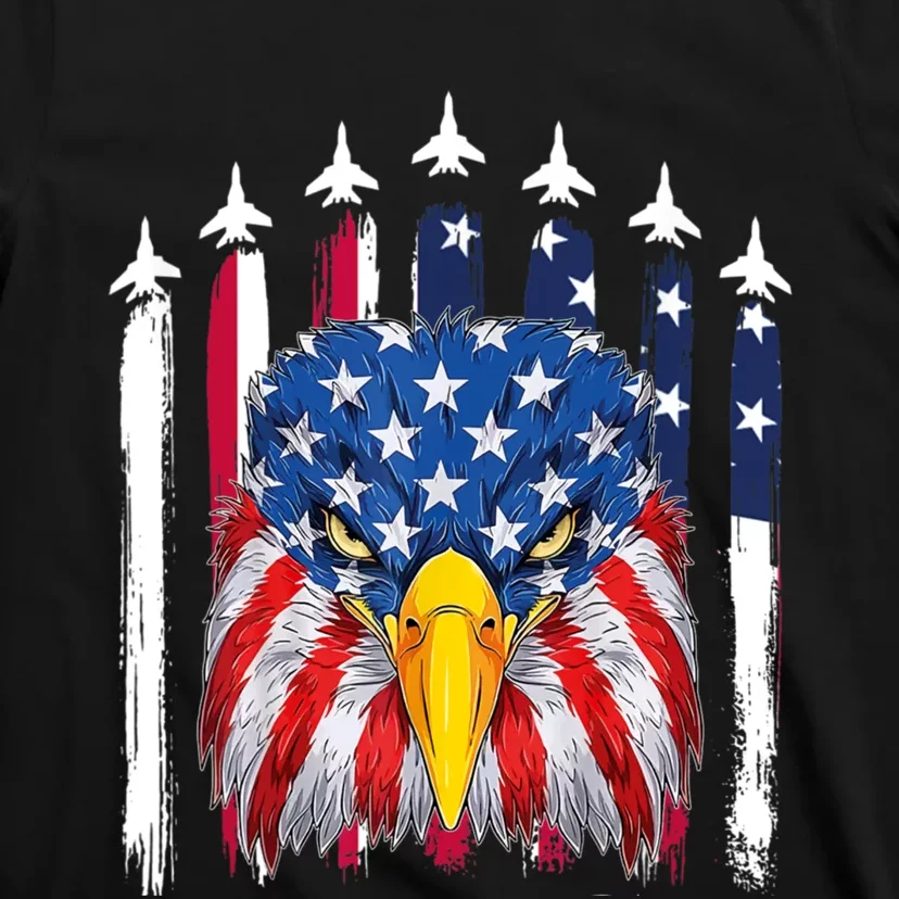 Eagle Mullet 4th Of July USA American Flag Merica T-Shirt