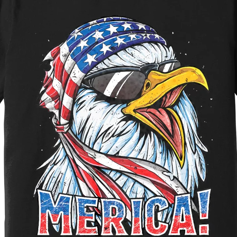 Eagle Merica 4th Of July Merica American Premium T-Shirt