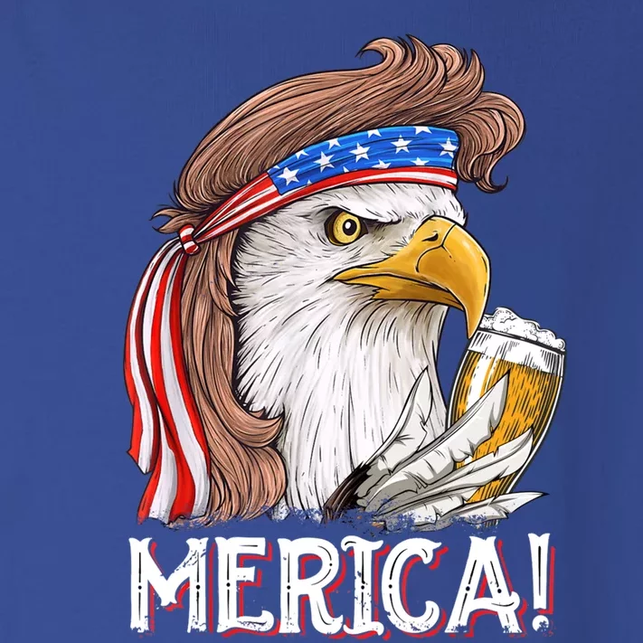 Eagle Mullet 4th Of July Beer Usa American Flag Merica Cute Gift Toddler Long Sleeve Shirt