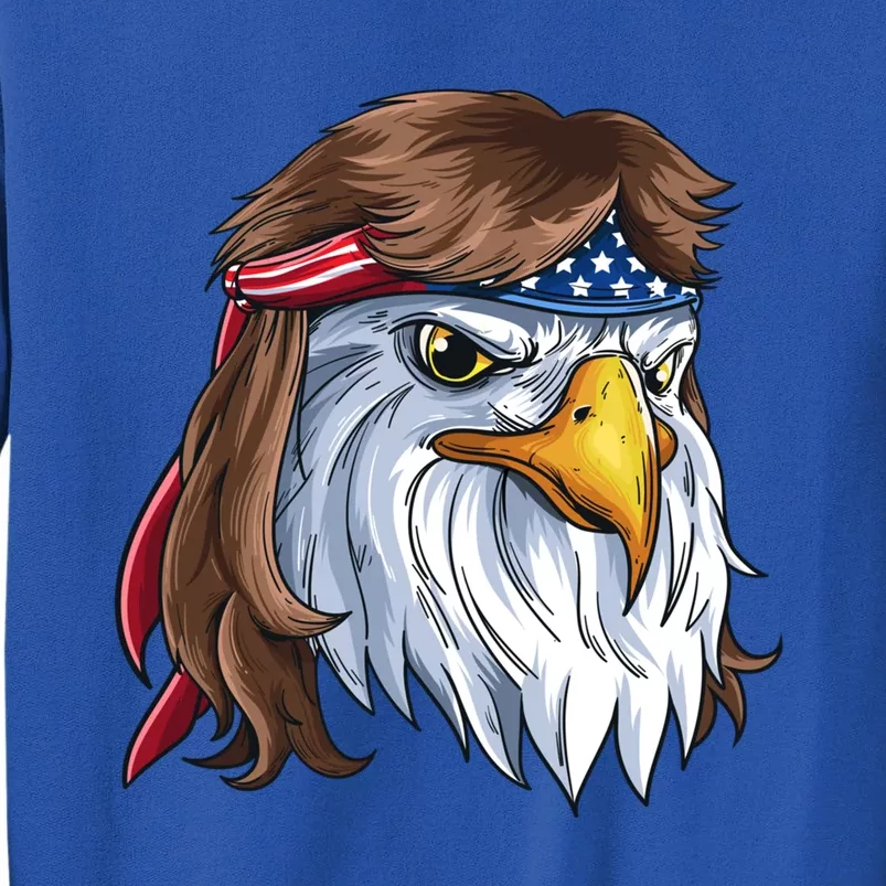 Eagle Mullet 4th Of July Merica American Flag Funny Gift Sweatshirt