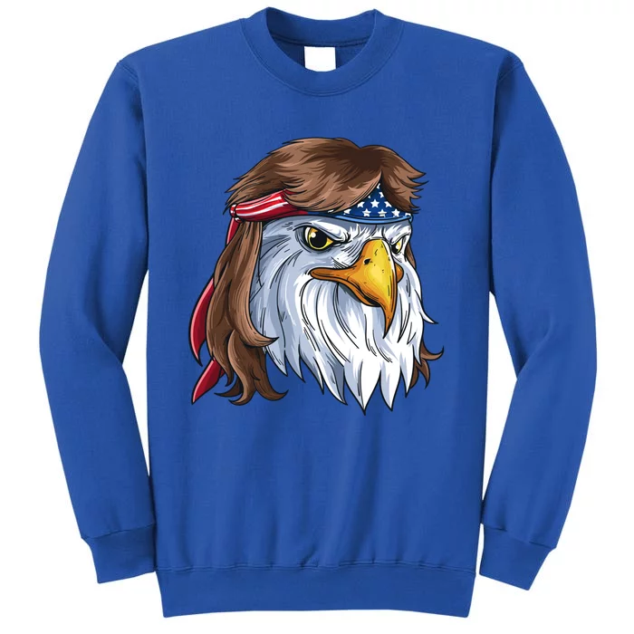 Eagle Mullet 4th Of July Merica American Flag Funny Gift Sweatshirt